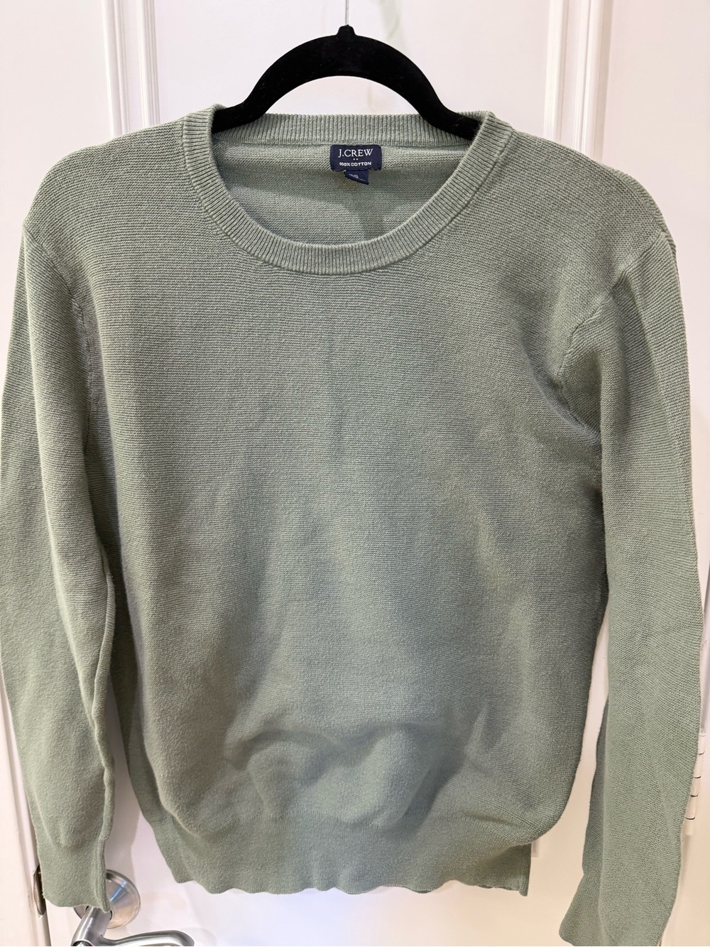 J. Crew Light Sage Green Crewneck Sweater